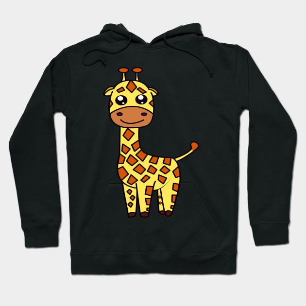 Cute Baby Giraffe Hoodie by AquaticPals